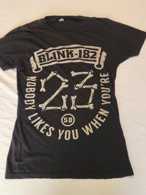 Blink-182 Nobody Likes You When You're 23 Band T-Shirt - Men's Small - Rock Me